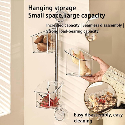 Suction Cup Rotating Organiser