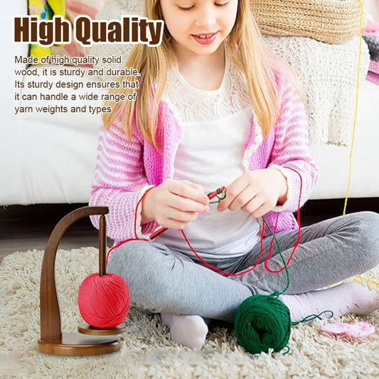 💥 Hot Sale 🌟 Wooden Yarn Spool Rack