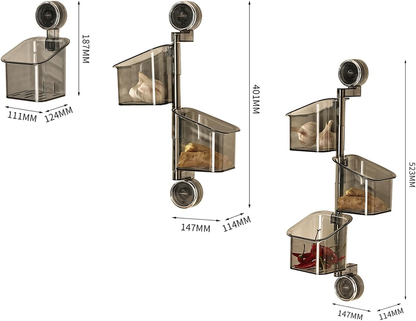 Suction Cup Rotating Organiser